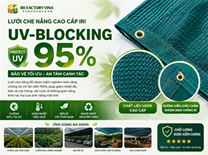 IRI Shade Net Passed 95% UV-Blocking Test